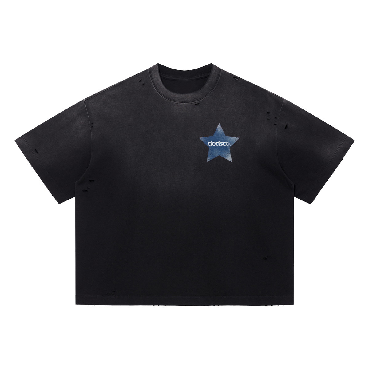 Angry Cowboy Vintage Washed Distressed Boxy Oversize T-Shirt
