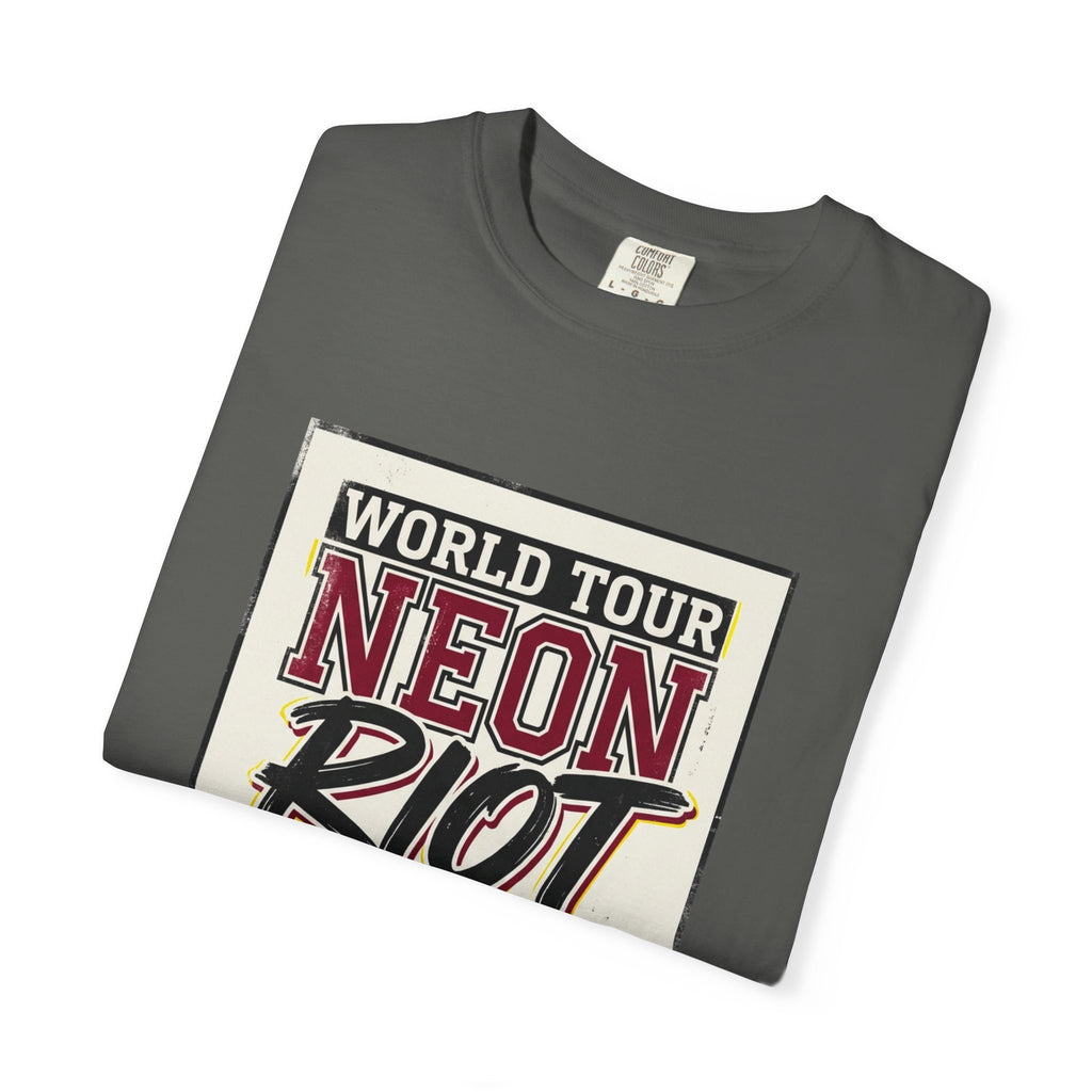 Neon Riot World Tour 2024 Poster T-Shirt