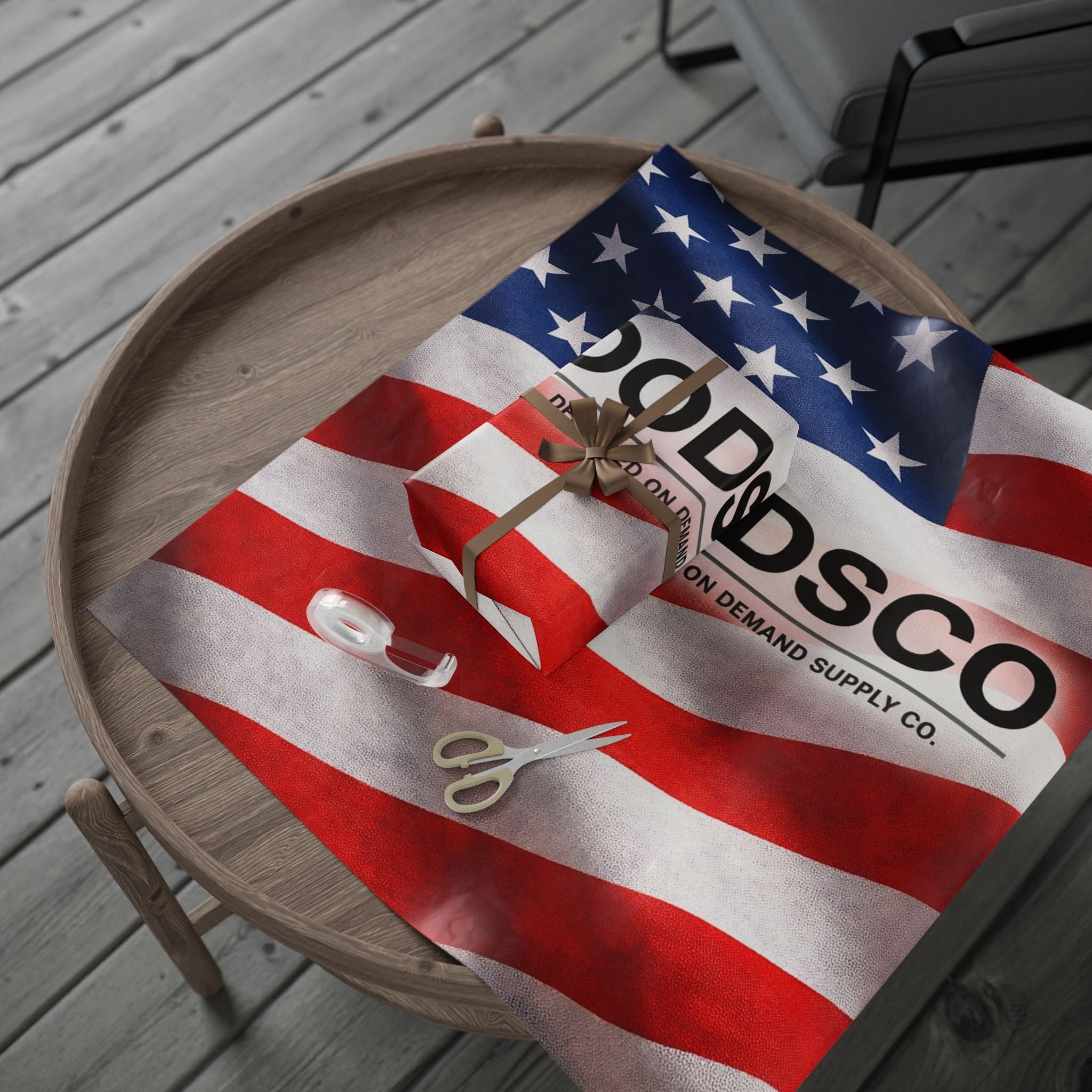 American Flag Wrapping Paper – Patriotic Stars & Stripes Gift Wrap