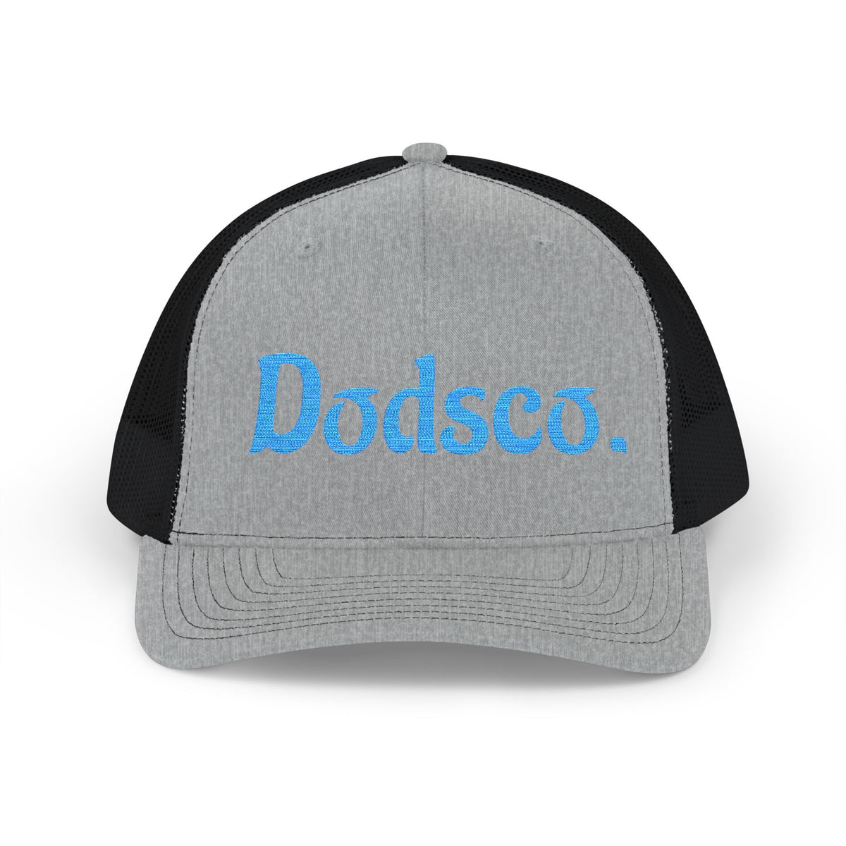 Dodsco. Snapback Trucker Cap — Embroidered Retro Logo Mesh Hat