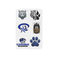 Blue Tiger Paw Temporary Tattoos — School Spirit & Motivational Tattoo Sheet
