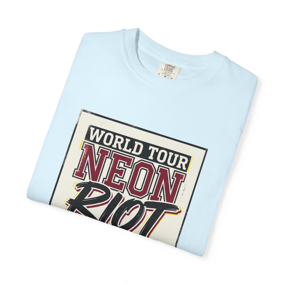 Neon Riot World Tour 2024 Poster T-Shirt