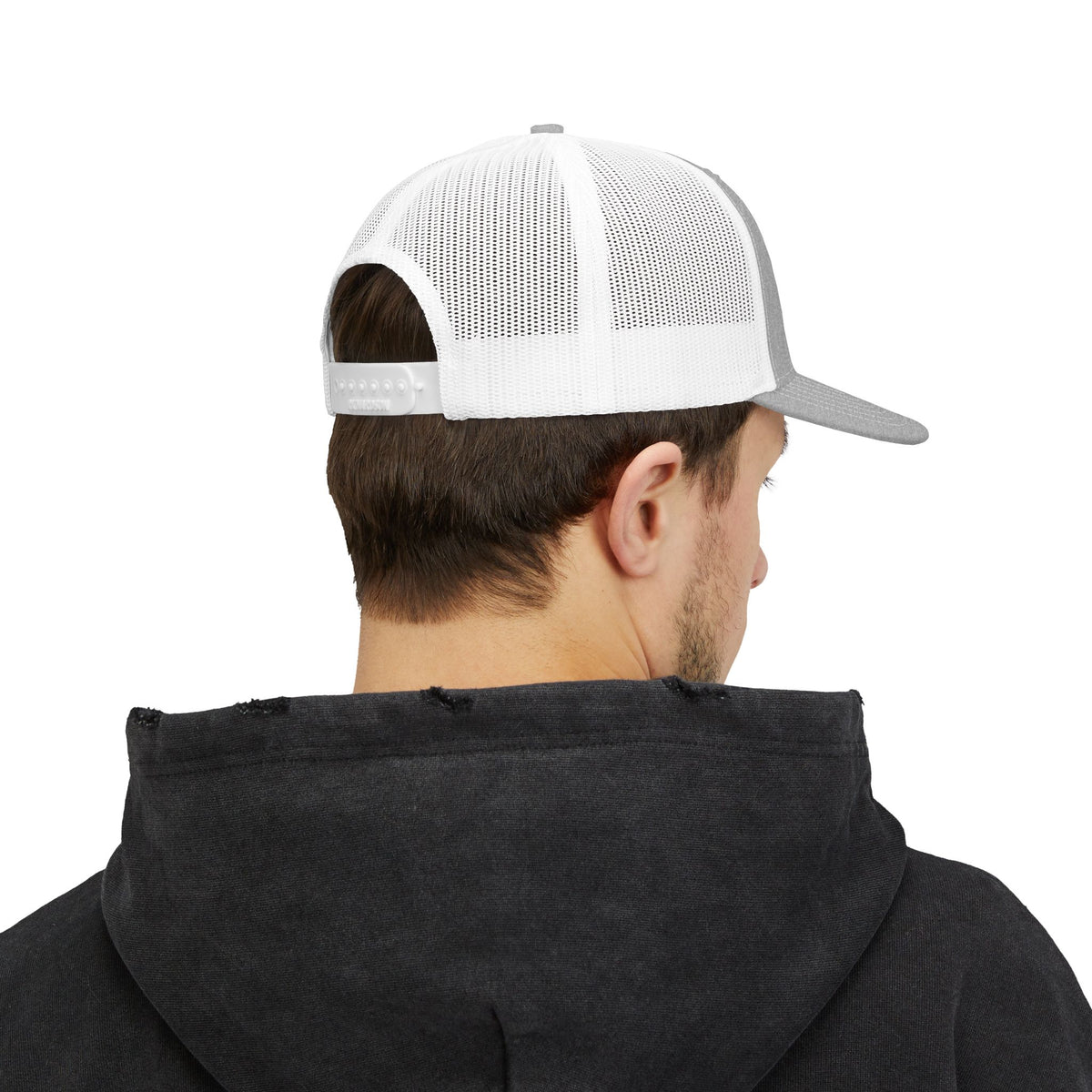 Dodsco. Snapback Trucker Cap — Embroidered Retro Logo Mesh Hat