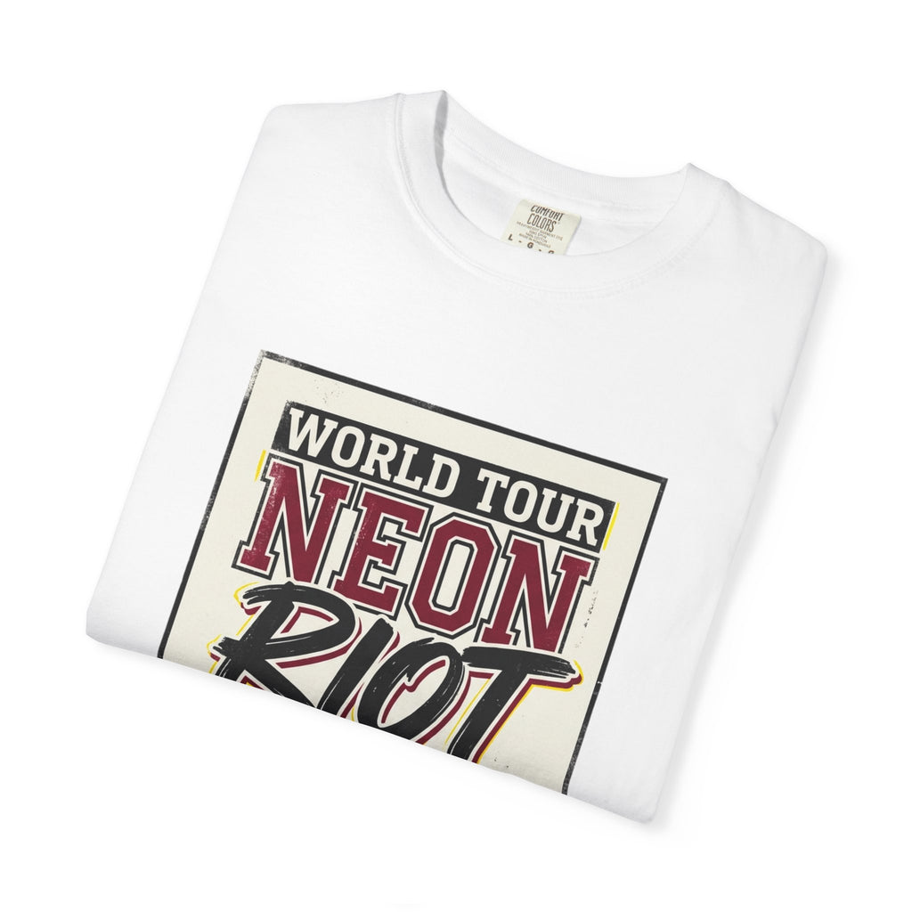 Neon Riot World Tour 2024 Poster T-Shirt