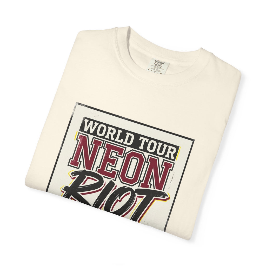 Neon Riot World Tour 2024 Poster T-Shirt
