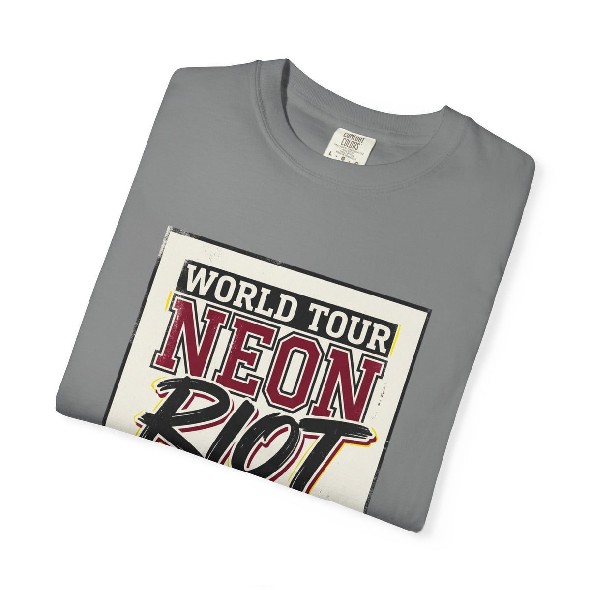 Neon Riot World Tour 2024 Poster T-Shirt
