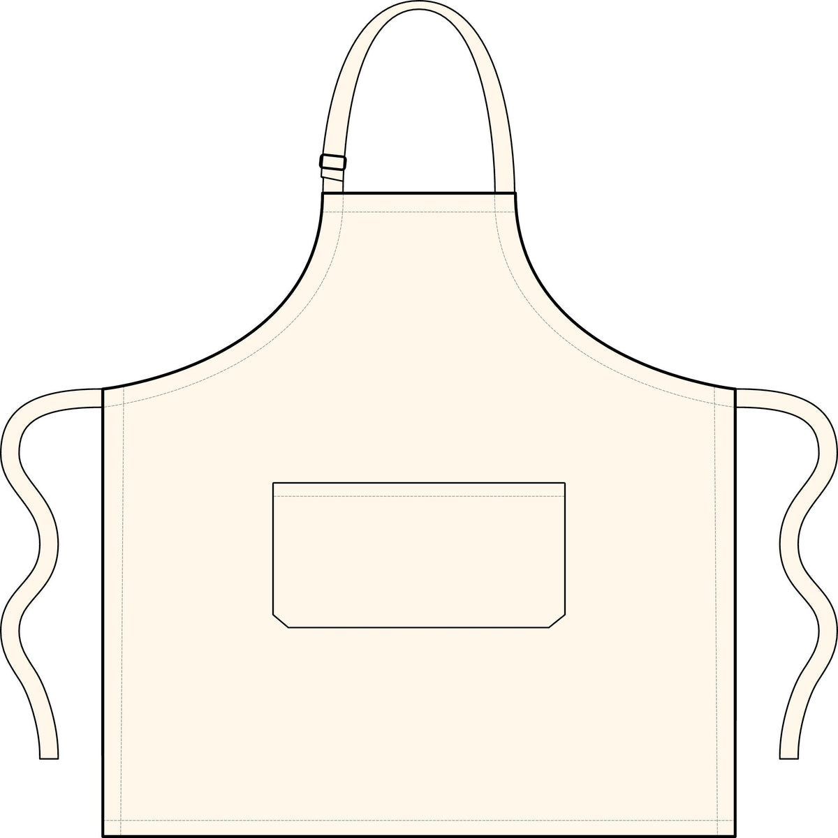 Barbecue Cow "I'd Smoke That" Linen Apron