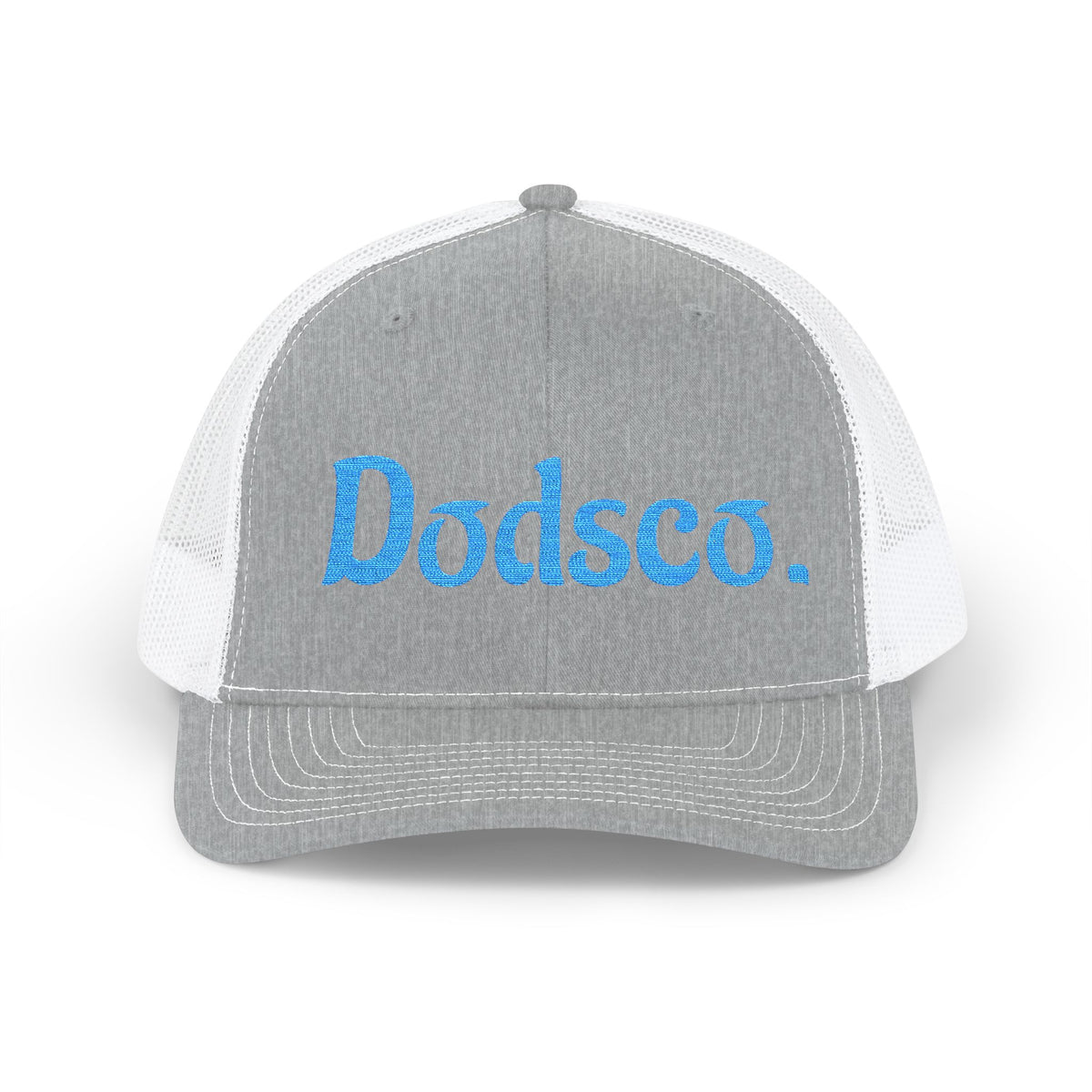 Dodsco. Snapback Trucker Cap — Embroidered Retro Logo Mesh Hat