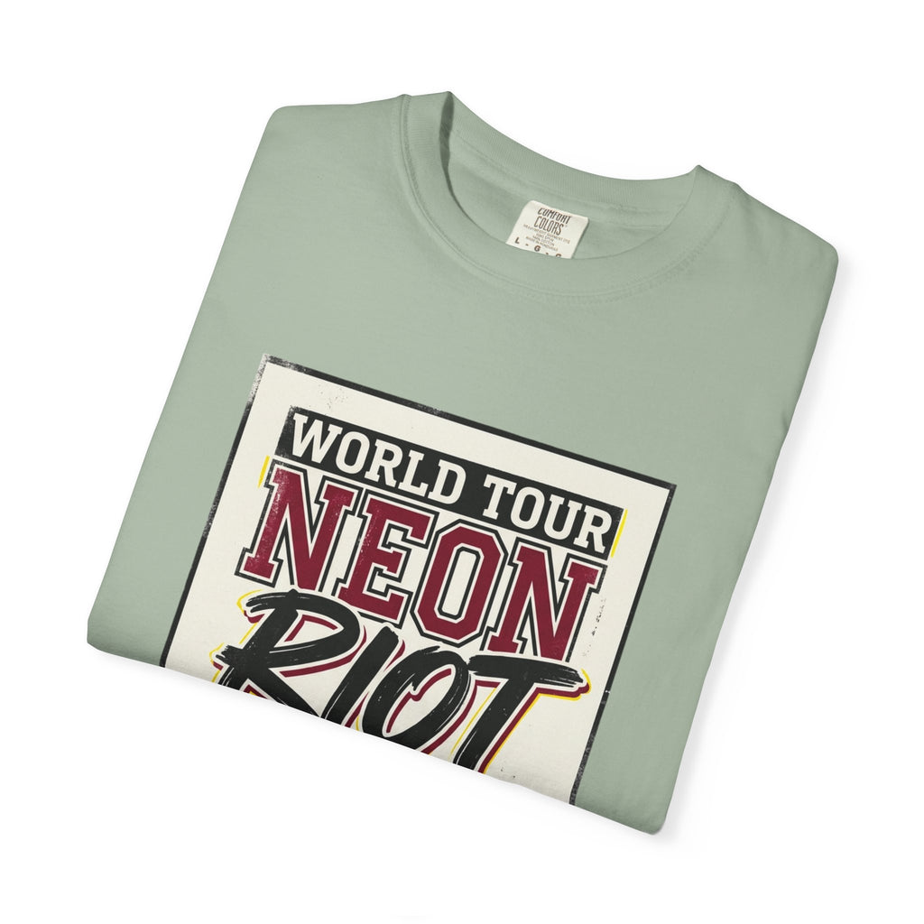 Neon Riot World Tour 2024 Poster T-Shirt