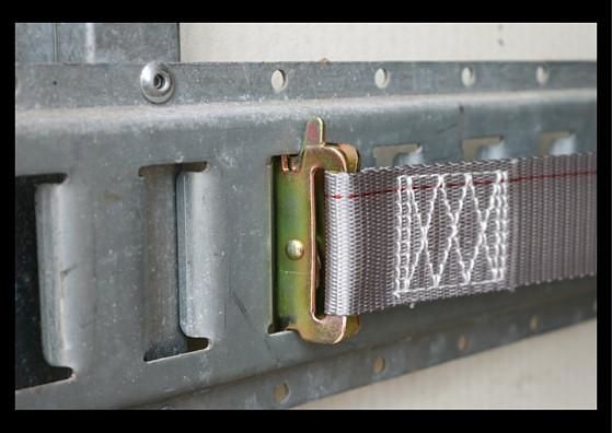 2 in x 20 Ft Van Ratchet Strap Logistic E-Track w/ Spring E 8 PACK | R20E