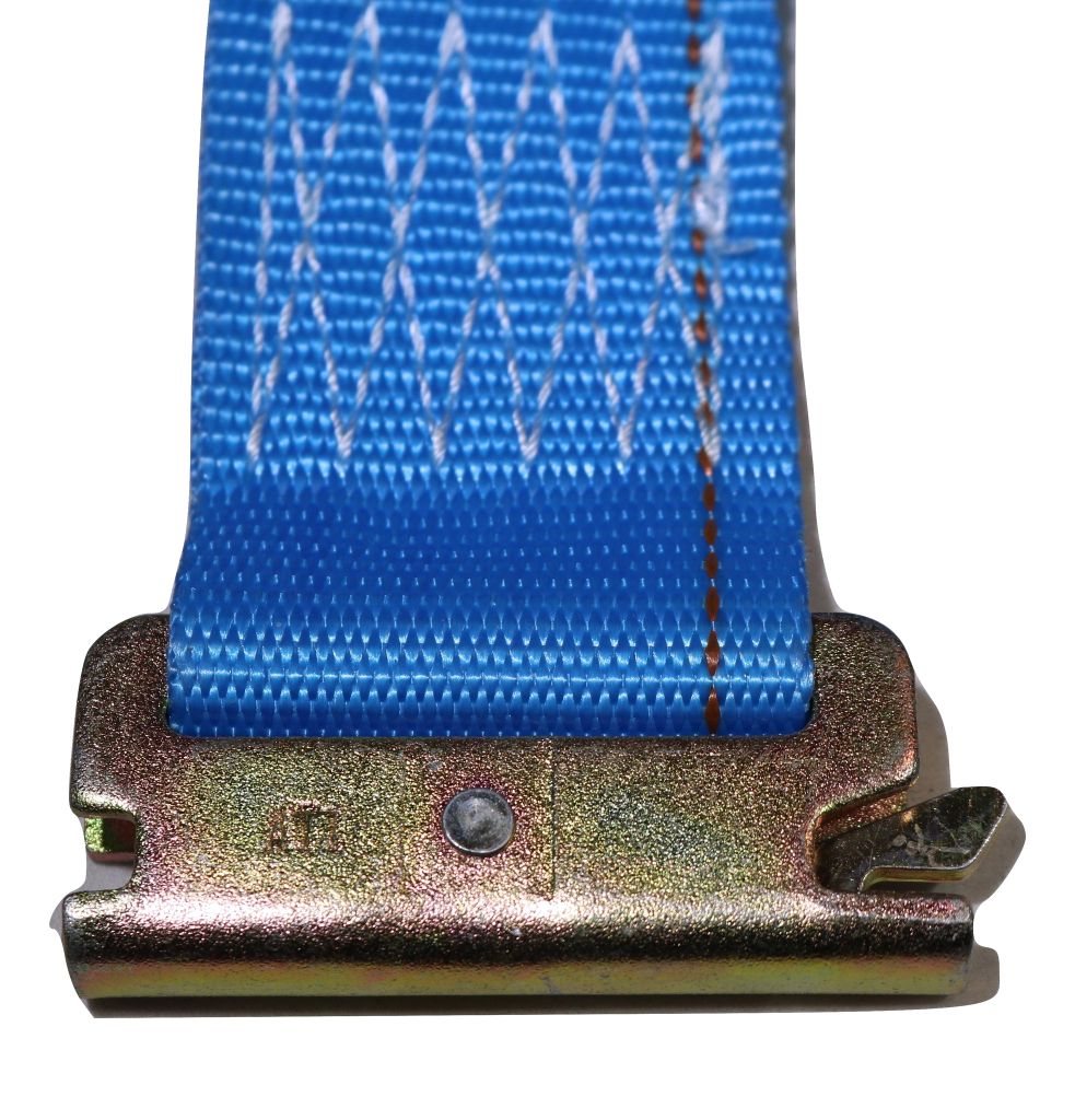 2 in x 20 Ft Van Ratchet Strap Logistic E-Track w/ Spring E 8 PACK | R20E