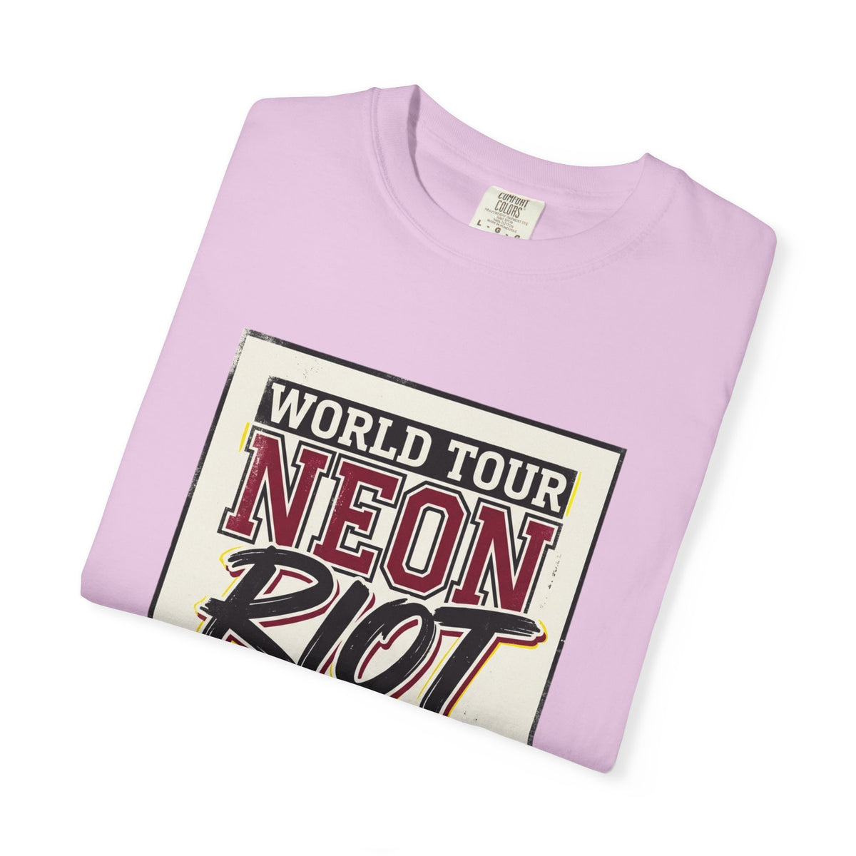 Neon Riot World Tour 2024 Poster T-Shirt
