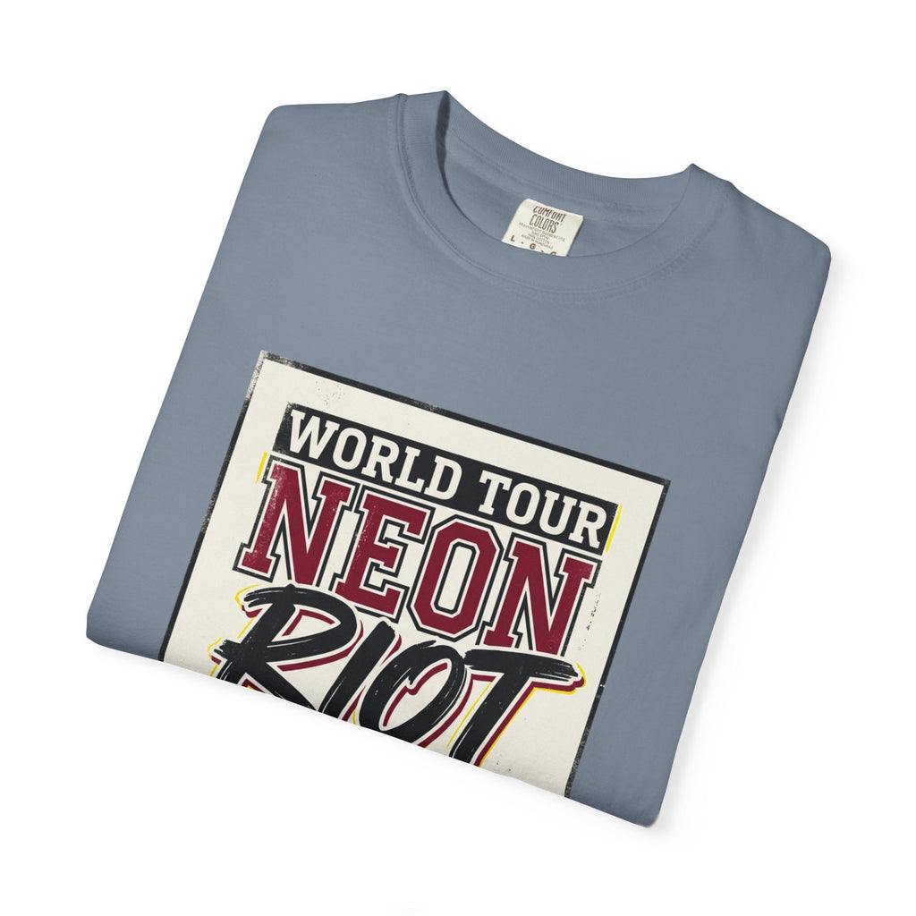 Neon Riot World Tour 2024 Poster T-Shirt