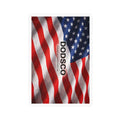 American Flag Kiss-Cut Vinyl Decal — Patriotic DODSCO Sticker