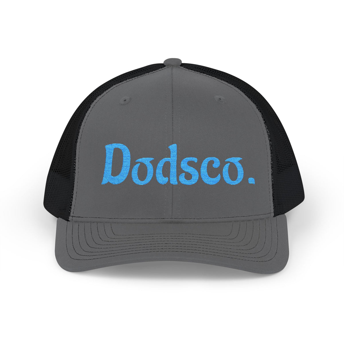 Dodsco. Snapback Trucker Cap — Embroidered Retro Logo Mesh Hat