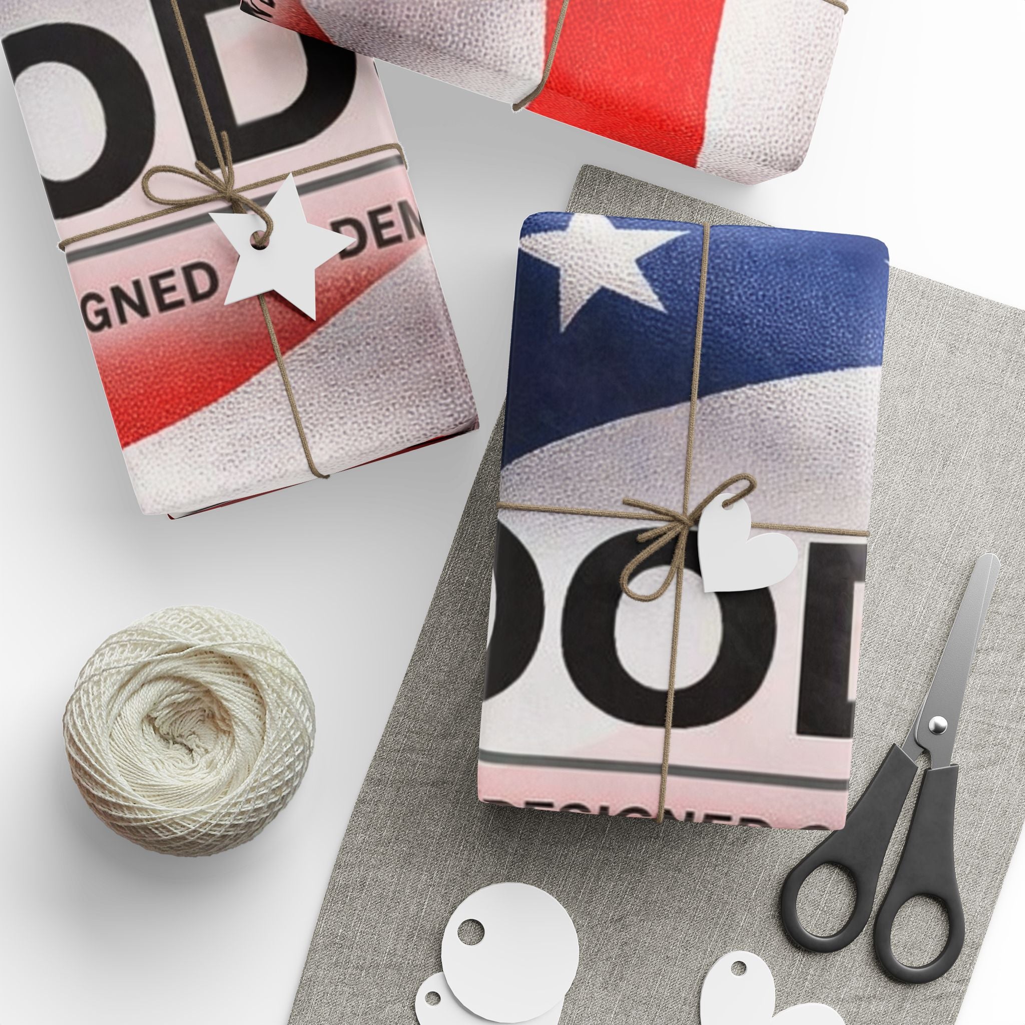 American Flag Wrapping Paper – Patriotic Stars & Stripes Gift Wrap