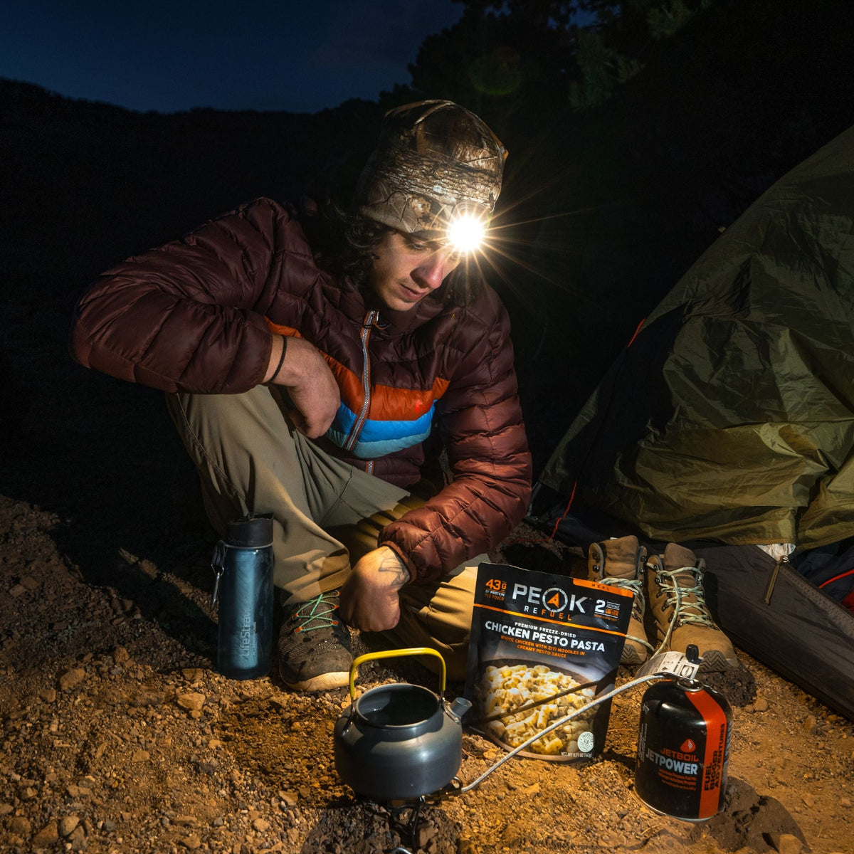 POWERCAP 2.5 Rechargeable LED Lighted Headlamp Beanies