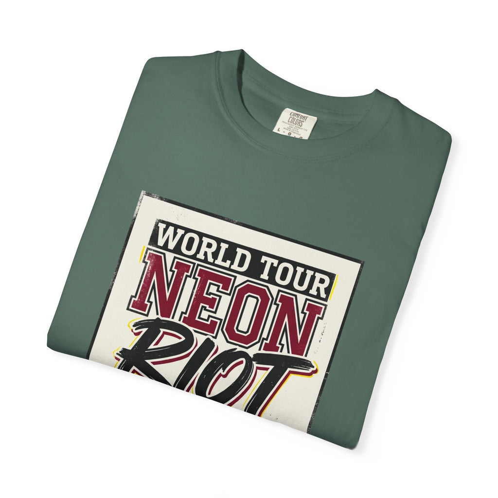 Neon Riot World Tour 2024 Poster T-Shirt