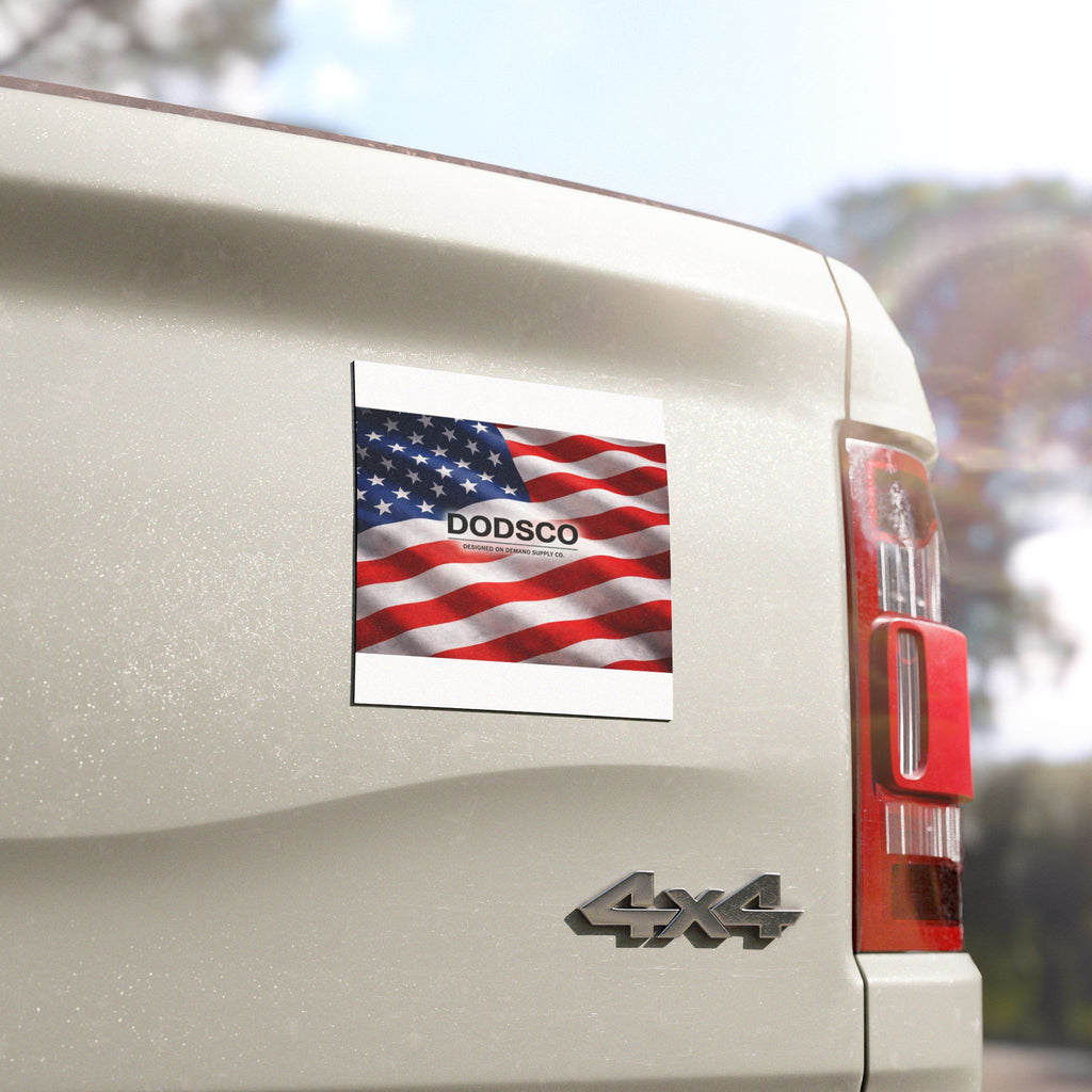 American Flag Car Magnet — DODSCO Patriotic Vehicle Magnet