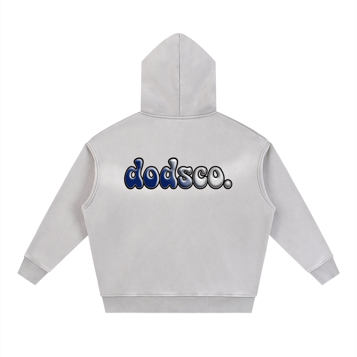 Sunfade Two-way Zipper Boxy Fleece Hoodie