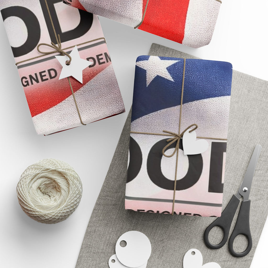 American Flag Wrapping Paper – Patriotic Stars & Stripes Gift Wrap