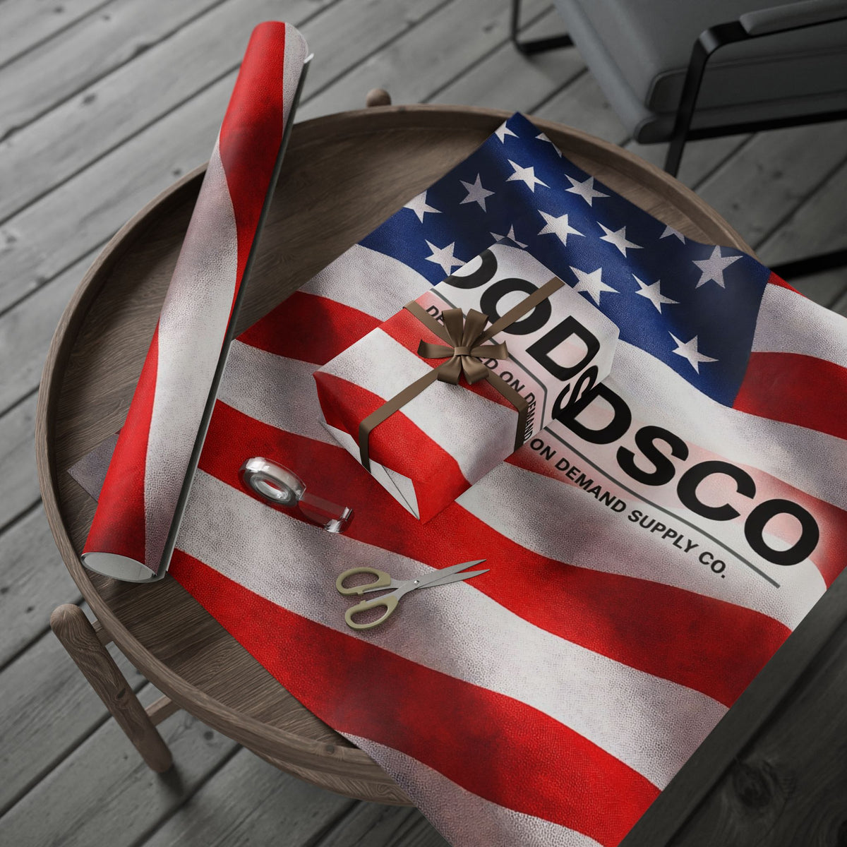 American Flag Wrapping Paper – Patriotic Stars & Stripes Gift Wrap
