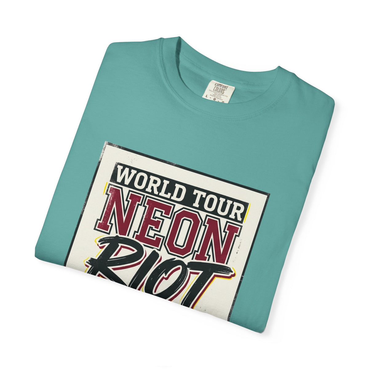 Neon Riot World Tour 2024 Poster T-Shirt