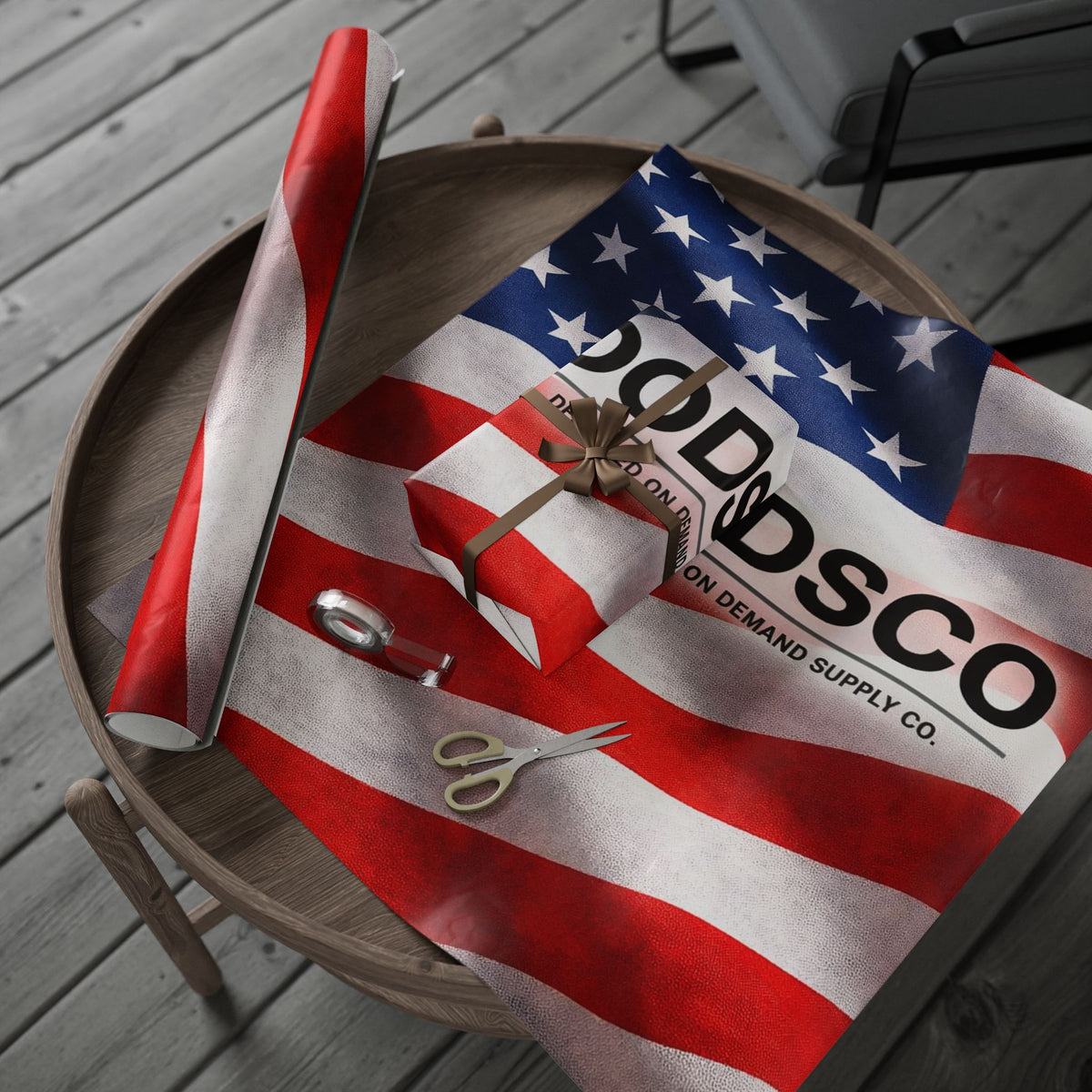 American Flag Wrapping Paper – Patriotic Stars & Stripes Gift Wrap