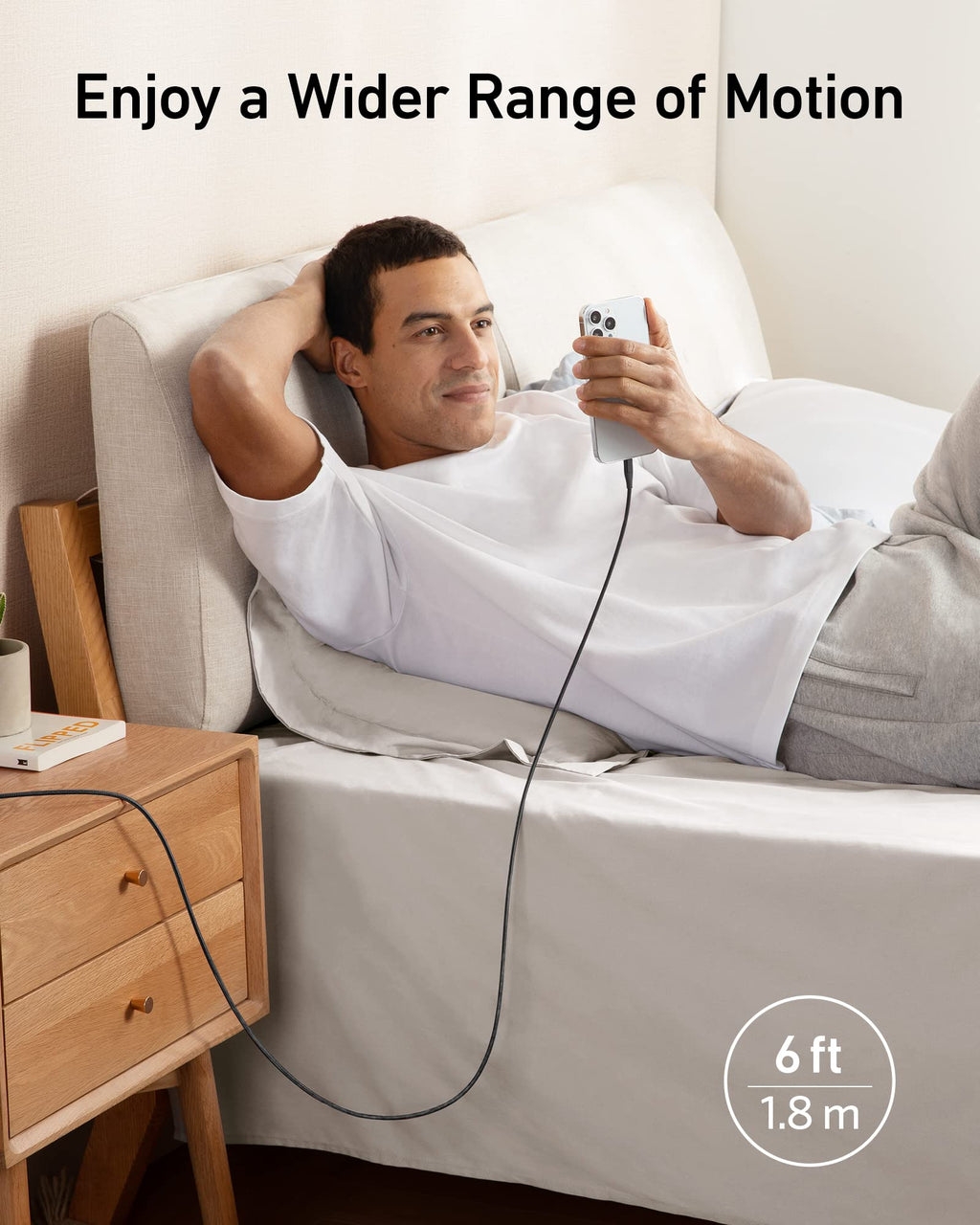Anker <b>551</b> USB-A to Lightning Cable (3 ft / 6 ft / 10 ft)