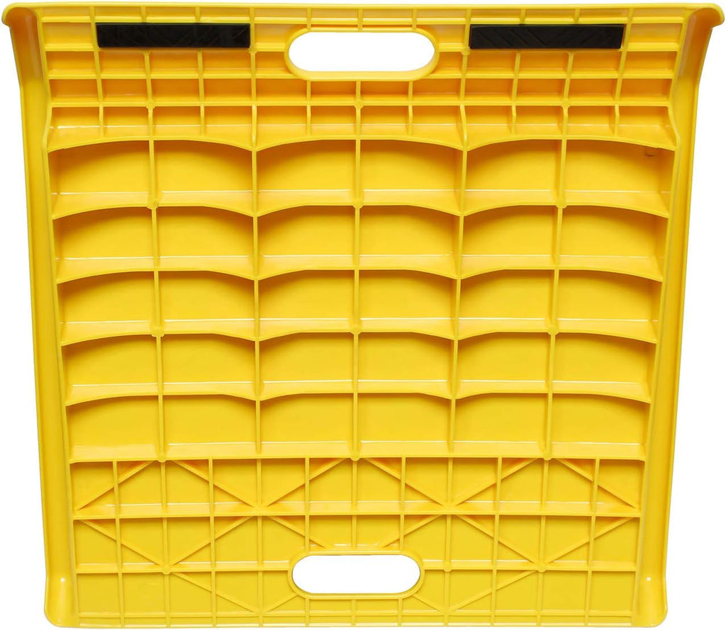 BISupply Portable Curb Ramp - Car & Motorcycle Ramps, 4.5in, 1-Pack