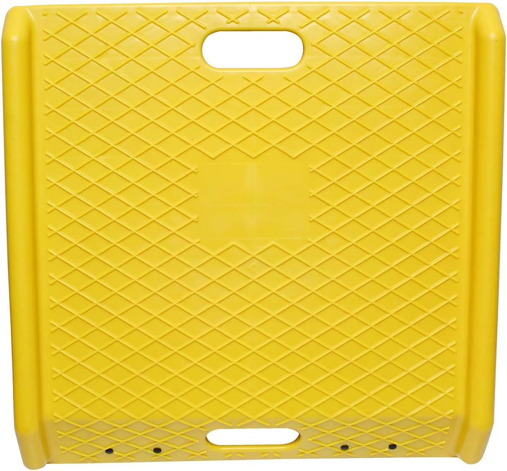BISupply Portable Curb Ramp - Car & Motorcycle Ramps, 4.5in, 1-Pack