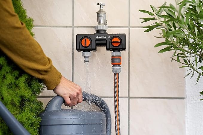 GARDENA Two-Way Faucet Adapter