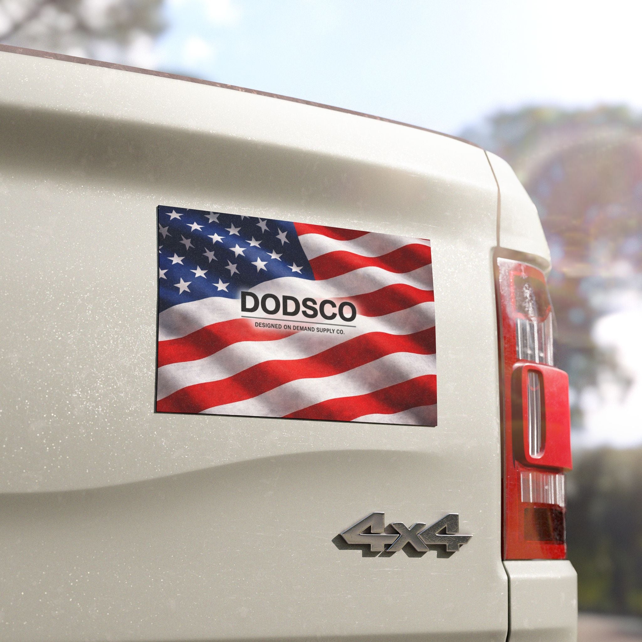 American Flag Car Magnet — DODSCO Patriotic Vehicle Magnet