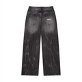 Men’s Vintage Wash Wide Leg Jeans