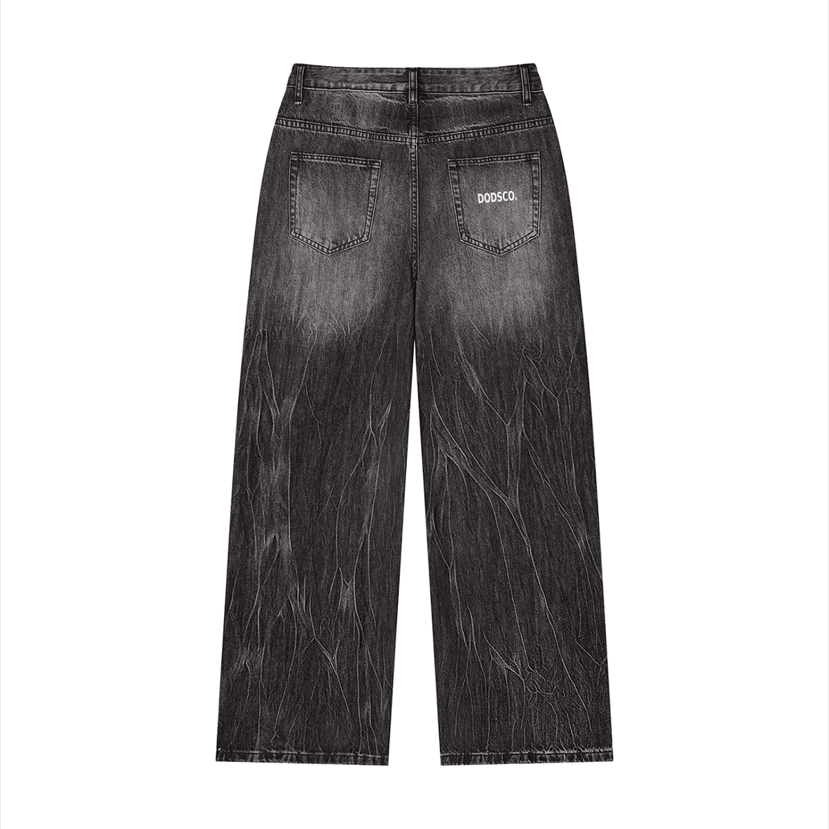Men’s Vintage Wash Wide Leg Jeans