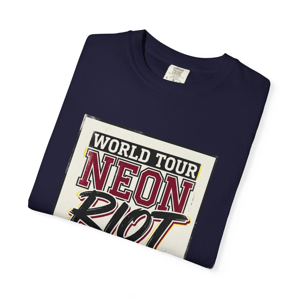 Neon Riot World Tour 2024 Poster T-Shirt