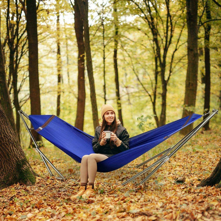 Tranquillo Original Stainless Steel Hammock Stand for Ultimate Relaxation