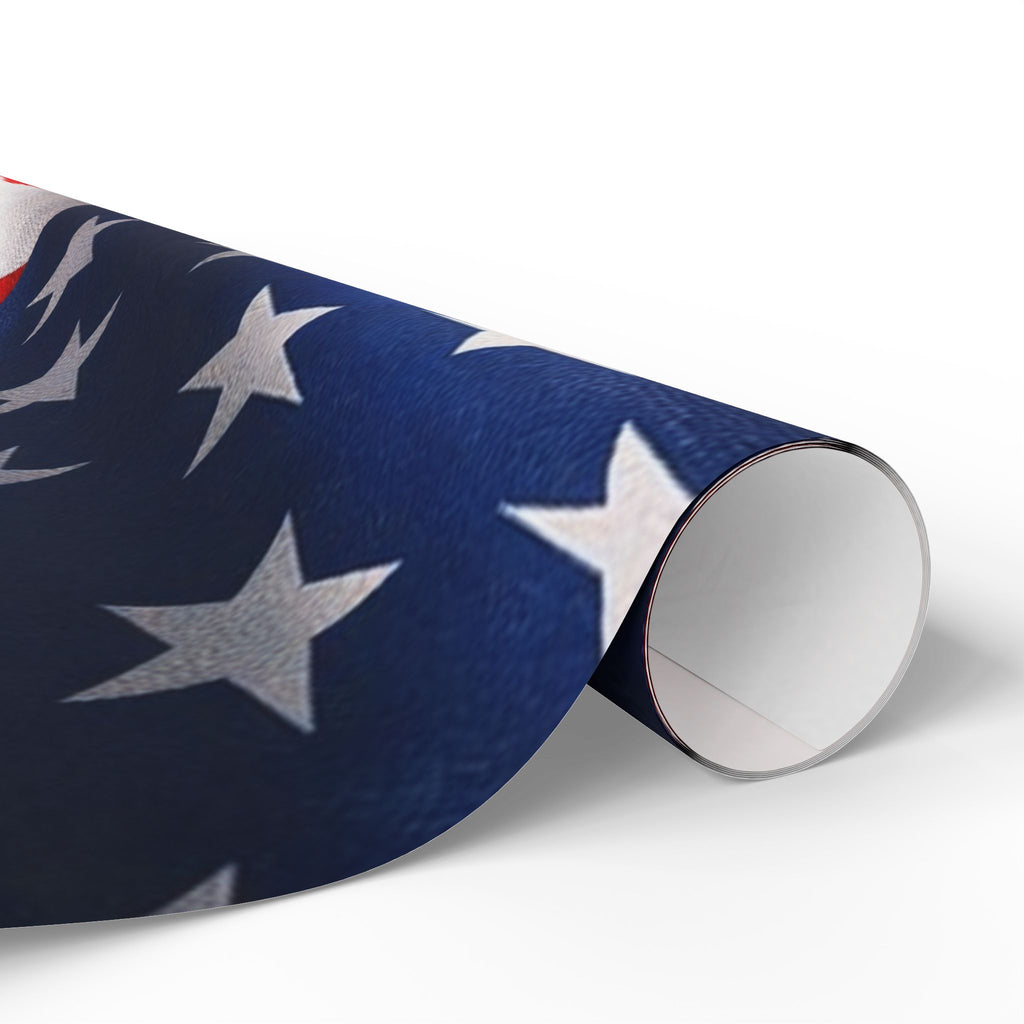 American Flag Wrapping Paper – Patriotic Stars & Stripes Gift Wrap