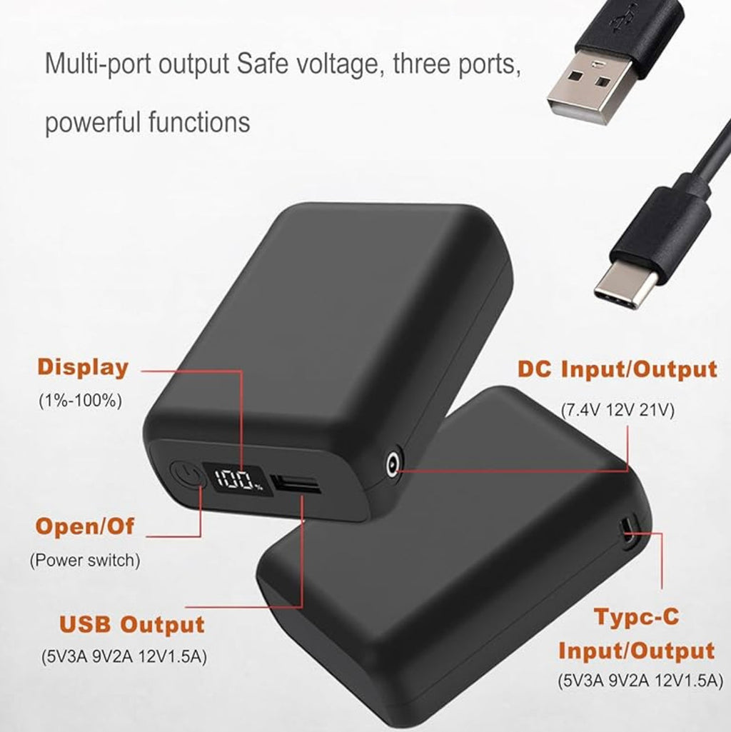 LITEGUEST 20,000 mAh Ultra-Compact Power Bank – Heated & Cooling Ready