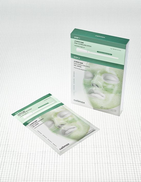 celimax JI WOO GAE Cica 2-Step Gel Mask 4ea