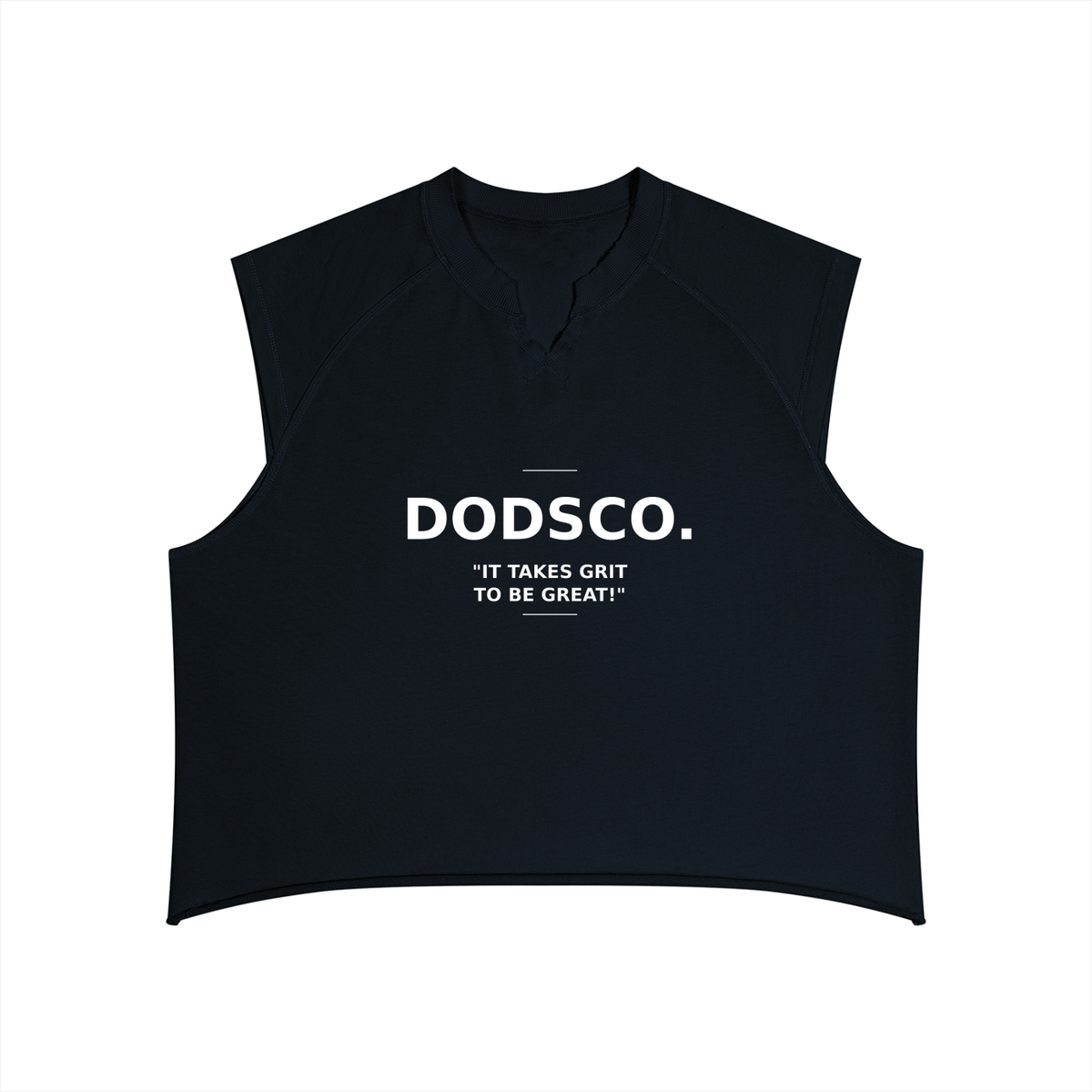 Men’s Boxy Raw Hem Tank Top