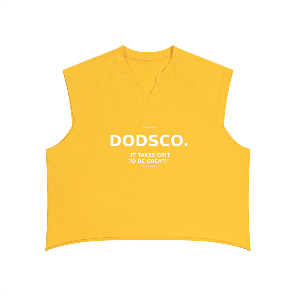 Men’s Boxy Raw Hem Tank Top