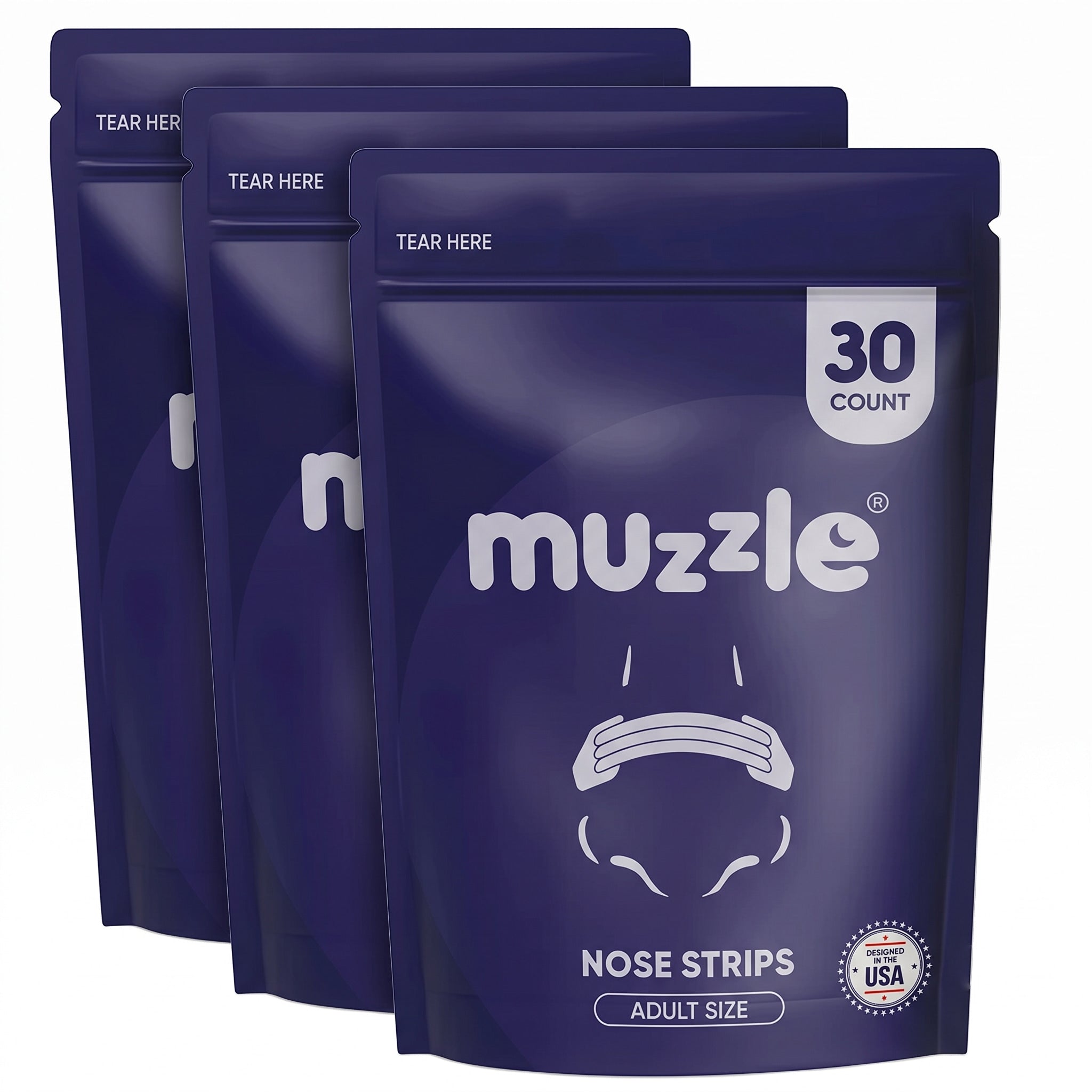 Muzzle® Nasal Strips for Adults