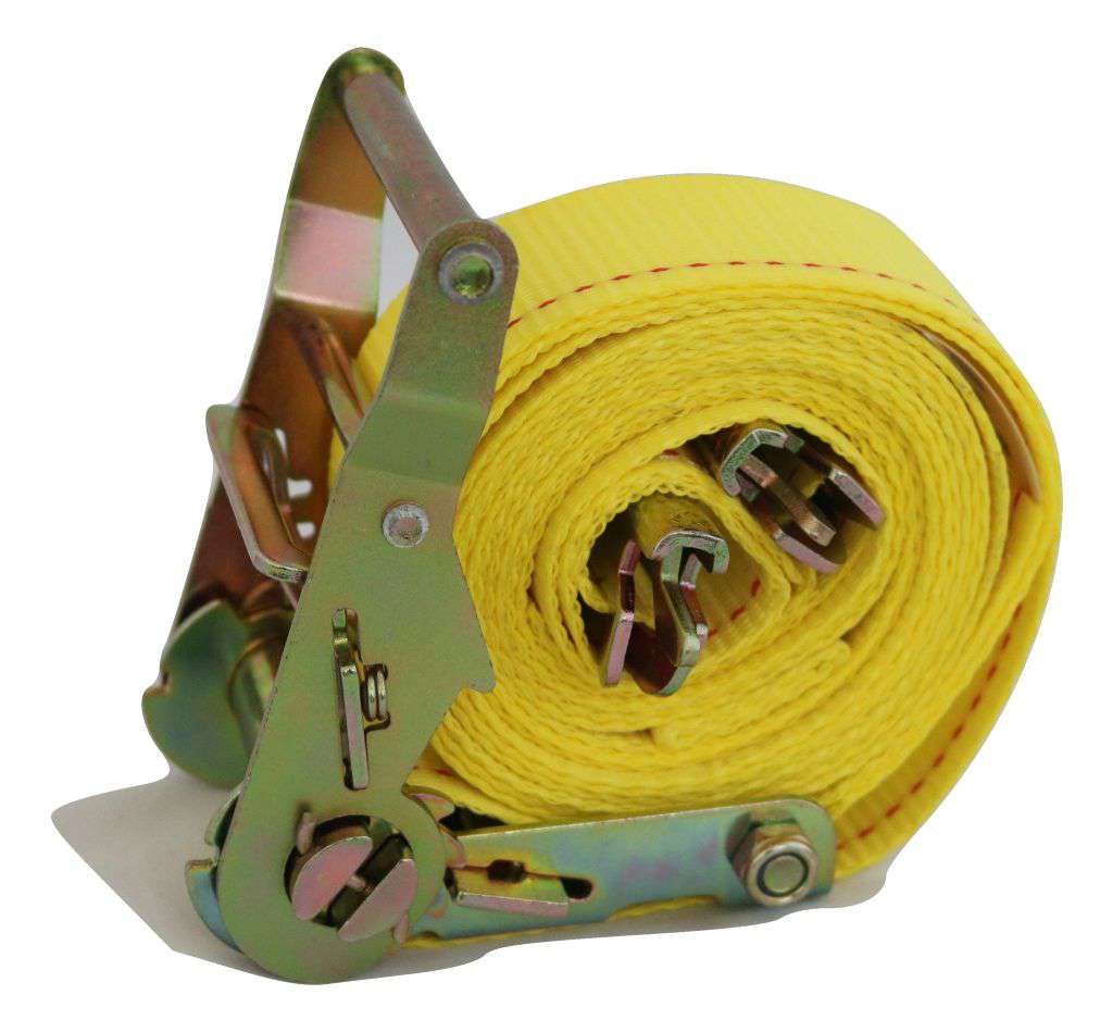 2" x 12 Ft Interior Van Ratchet E-Track Straps w/ Spring E Fittings | 12 PACK