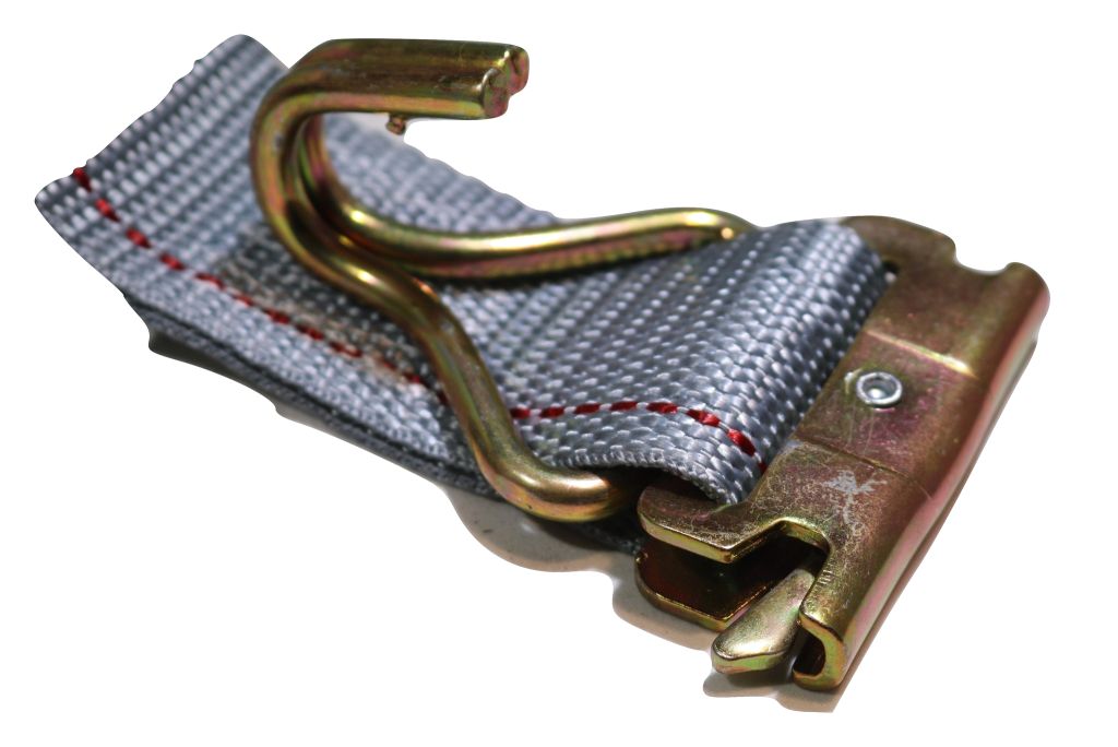 2"x 16 Ft Ratchet Strap w/ Spg E & Wire Hk for E & F-Tracks | 10 PACK